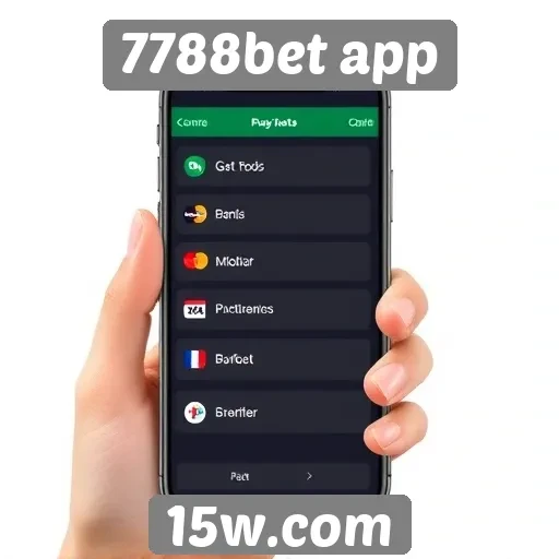 Métodos de pagamento disponíveis no 7788bet app